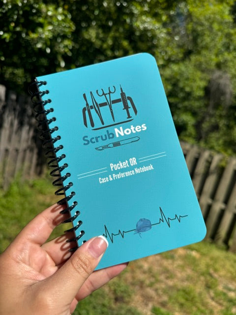 ScrubNotes Pocket OR Case & Preference Notebook