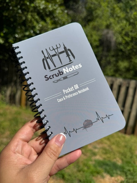 ScrubNotes Pocket OR Case & Preference Notebook