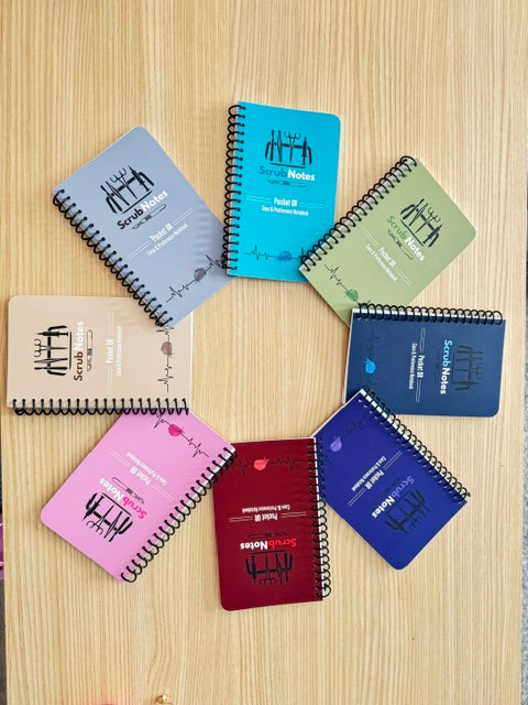 ScrubNotes Pocket OR Case & Preference Notebook