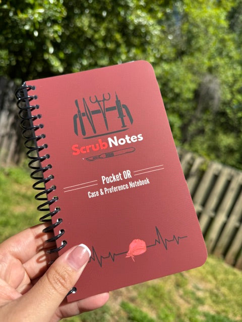 ScrubNotes Pocket OR Case & Preference Notebook