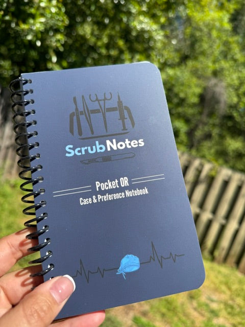 ScrubNotes Pocket OR Case & Preference Notebook